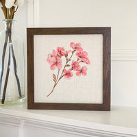 Cherry Blossom Stem - Framed Sign