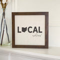 Local State and City - Custom Framed Sign