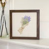 Purple Bouquet - Framed Sign
