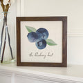 The Blueberry Best - Framed Sign