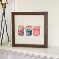 Three Berry Jams - Framed Sign