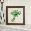 Watercolor Parsley - Framed Sign