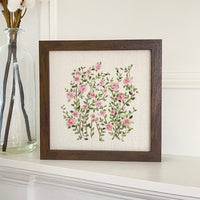 Rose Bush - Spring Framed Sign