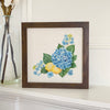 Hydrangeas and Lemons - Summer Framed Sign
