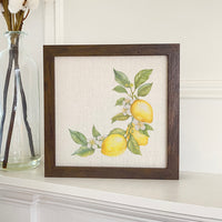 Lemon Branch Corner - Framed Sign