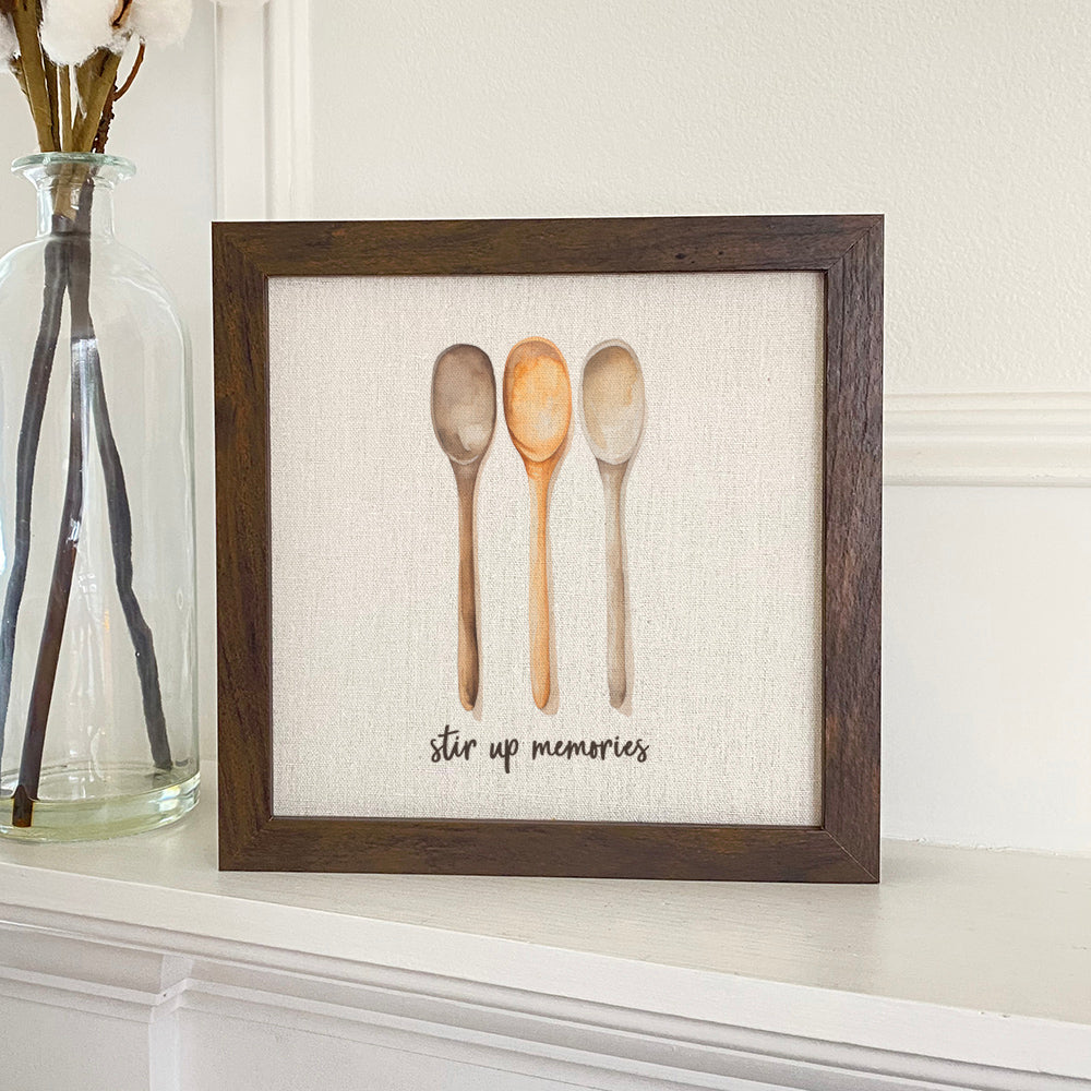 Stir Up Memories - Framed Sign