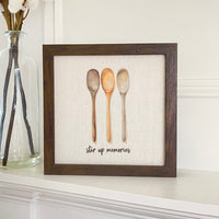 Stir Up Memories - Framed Sign