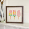 Pastel Popsicles - Summer Framed Sign