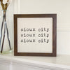 Triple Repeats - Custom Framed Sign