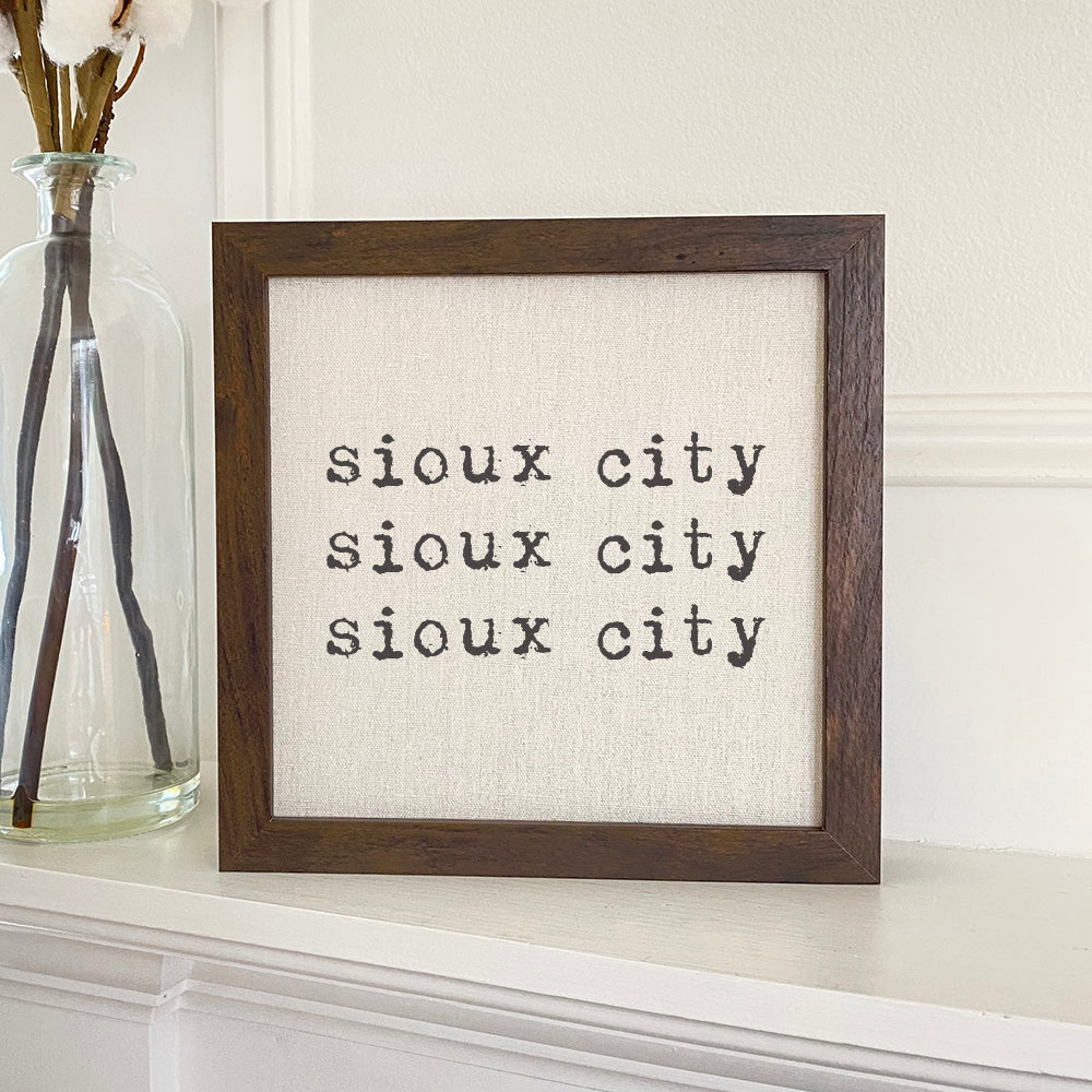 Triple Repeats - Custom Framed Sign
