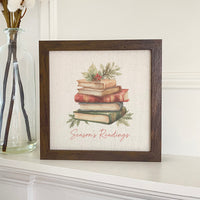Season's Readings - Winter Framed Sign