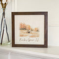 Fall Field Barn - Custom Framed Sign