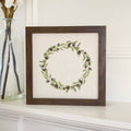 Olive Wreath - Customizable Framed Sign