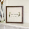 Olive Frond - Custom Framed Sign
