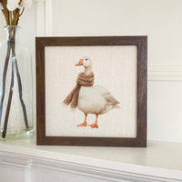 Cozy Duck - Customizable Framed Sign