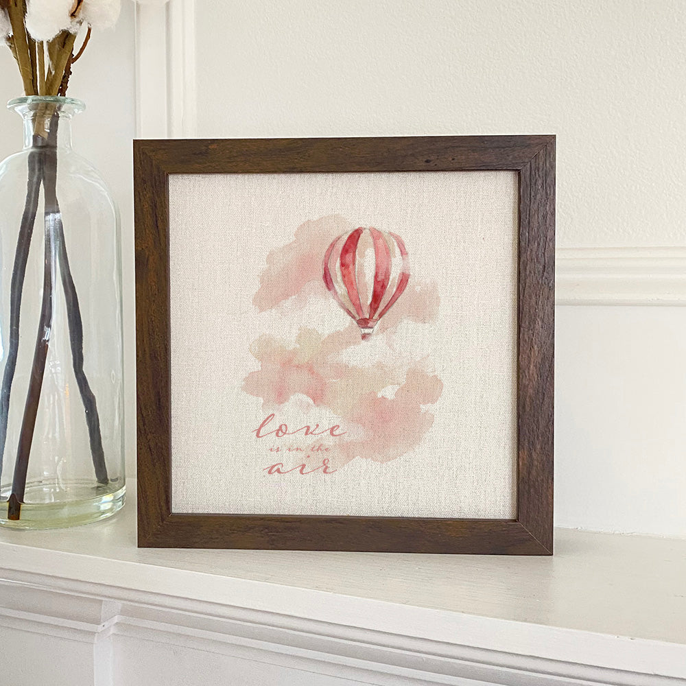 Love is in the Air - Framed Sign