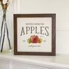 Orchard Fresh Apples - Framed Sign