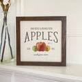 Orchard Fresh Apples - Framed Sign