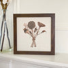 Dried Lotus Bouquet - Framed Sign