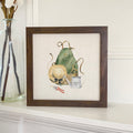 Garden Apron and Hat - Framed Sign
