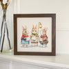 Fairytale Bunny Carolers - Framed Sign