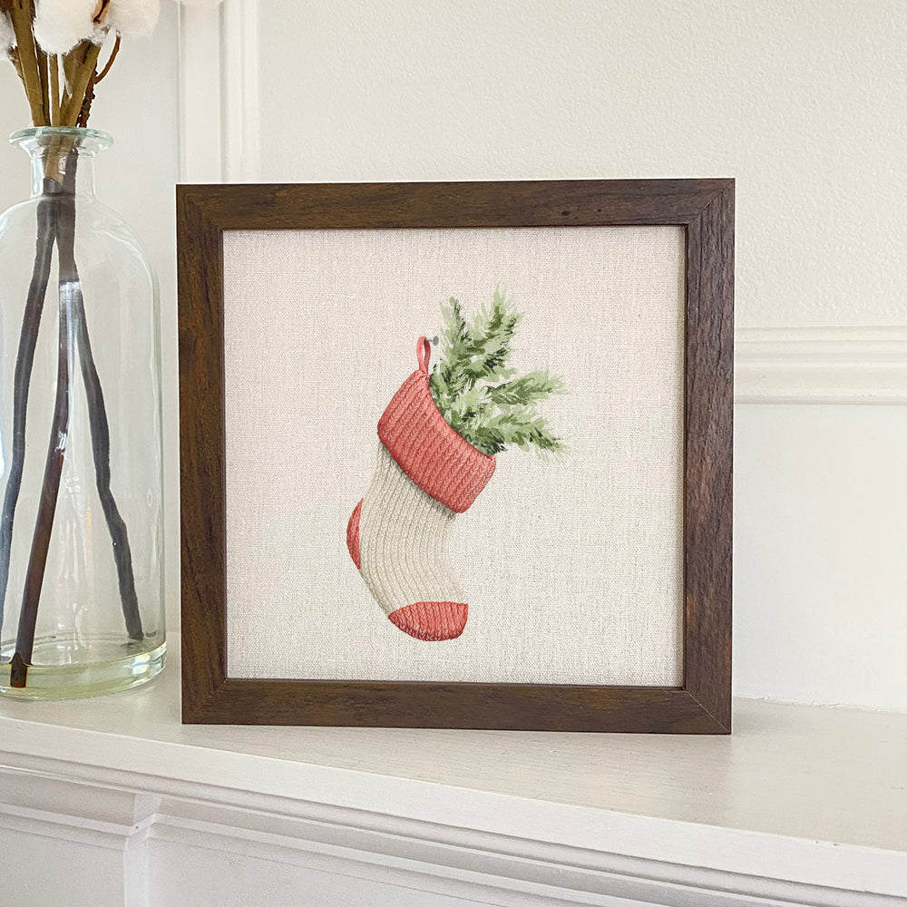 Fairytale Stocking - Framed Sign