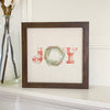 Plaid Joy Wreath - Framed Sign