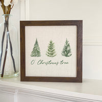 O' Christmas Tree - Framed Sign