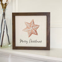 Merry Christmas Cookie - Framed Sign