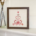 Christmas Collage Tree - Framed Sign