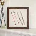 Watercolor Skis - Framed Sign