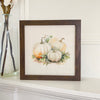 White Pumpkins - Framed Sign