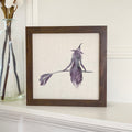 Witch Silhouette - Customizable Framed Sign