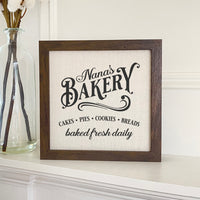 Grandma's / Mom's / Auntie's Bakery - Framed Sign