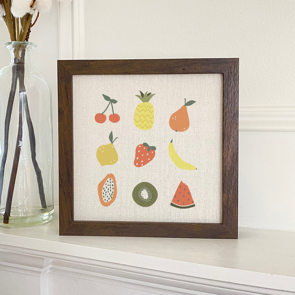 Summer Fruit - Framed Sign