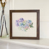 Watercolor Hydrangea Bunch - Framed Sign