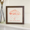 Love Raining Down - Valentine's Day Framed Sign