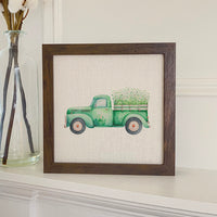 Irish Farm Truck - Framed Sign