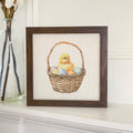 Easter Basket Chick - Easter Framed Sign