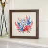 Rose Patriotic Bouquet - Framed Sign