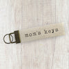 Mom's Keys - Canvas Key Fob