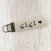 Gigi Heart - Mother's Day Canvas Key Fob