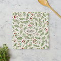Christmas Botanicals - Custom Waffle Weave Washcloth