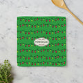 Christmas Lights - Custom Waffle Weave Washcloth