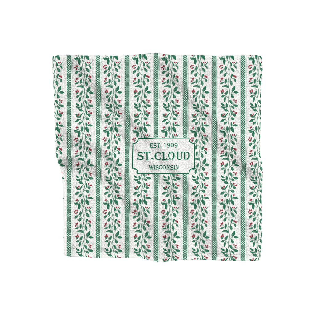 Vintage Christmas - Custom Waffle Weave Washcloth