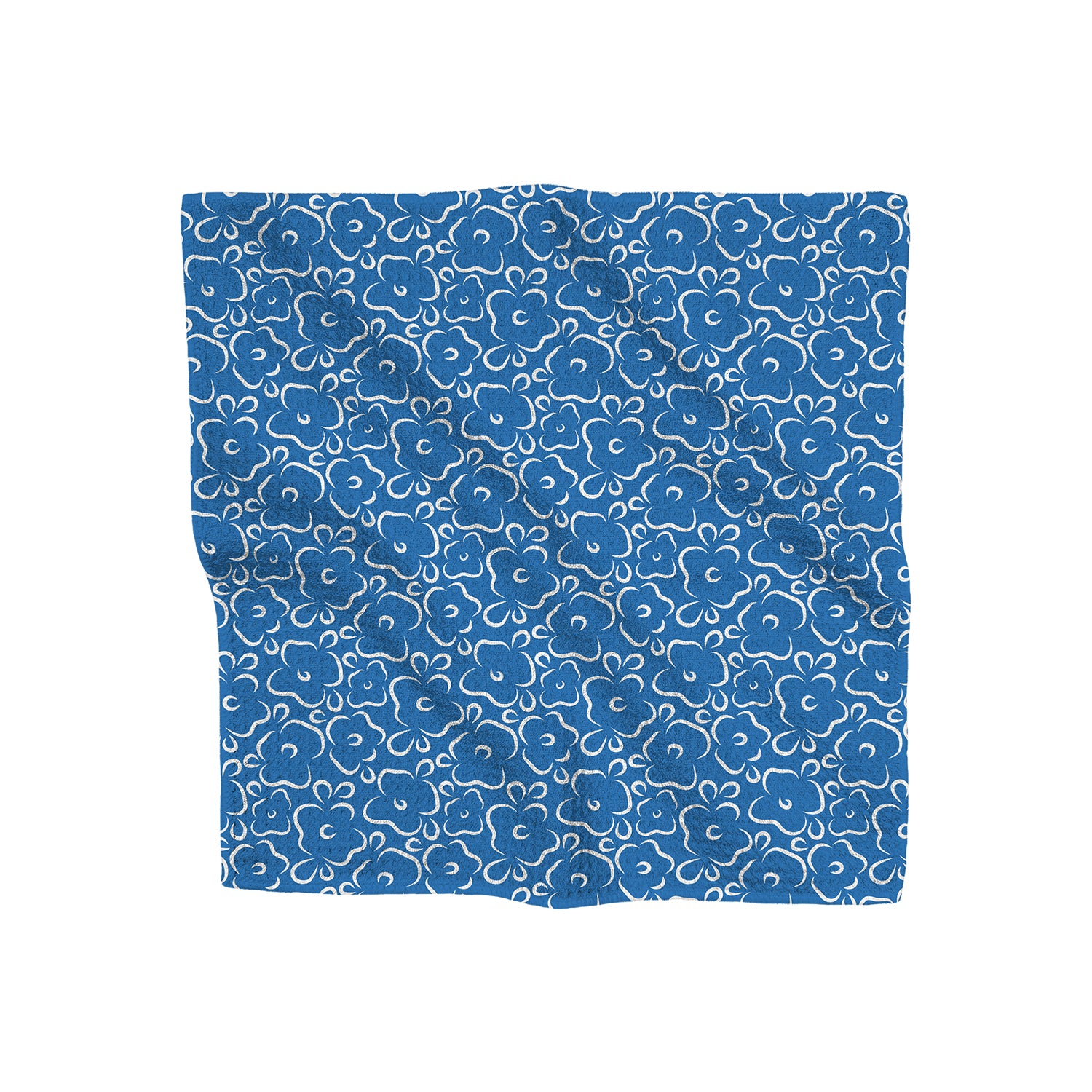 Simple Hand Drawn Flowers - Waffle Weave Washcloth