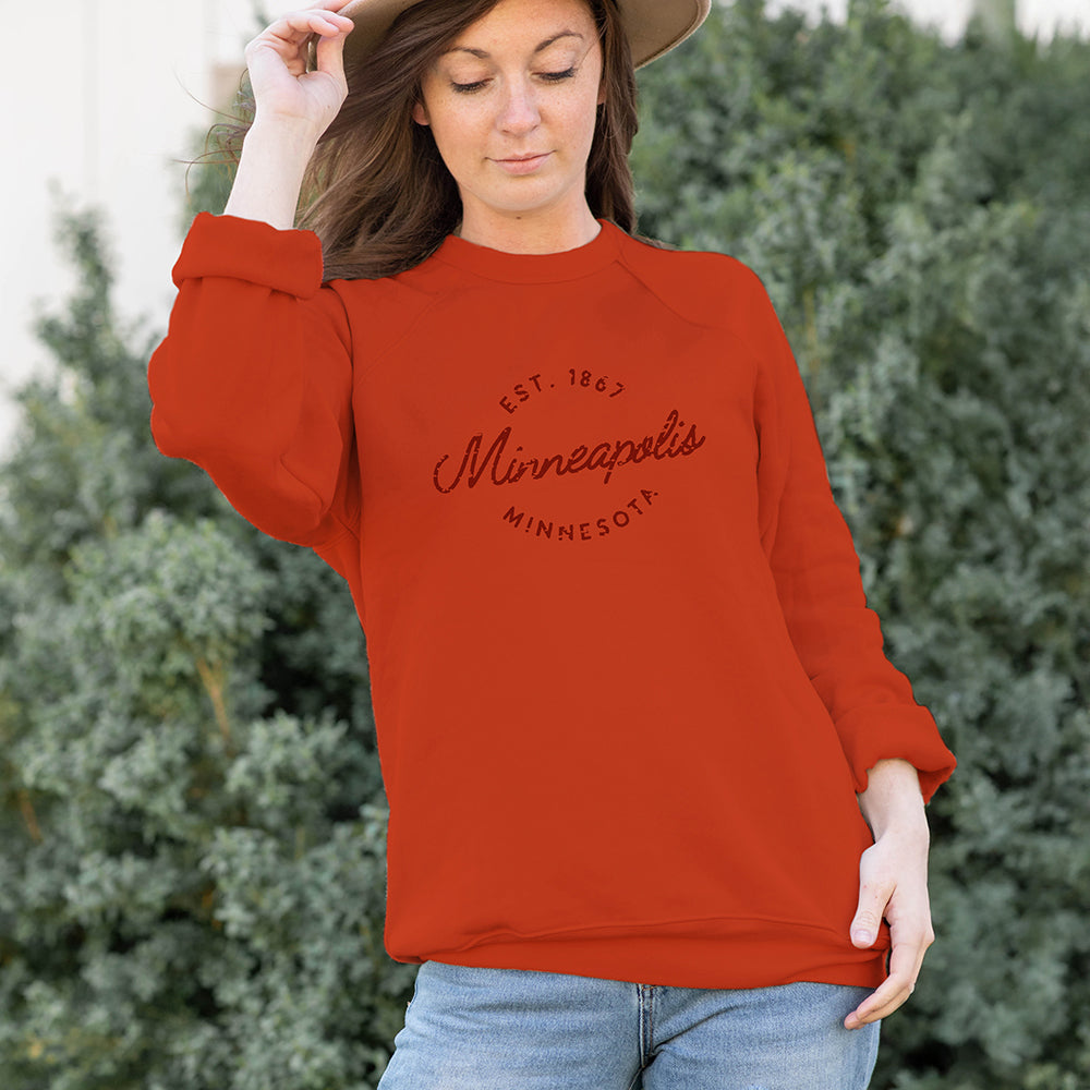 Vintage Script - Custom Crewneck Sweatshirt