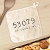 Customizable Zip Code - Cotton Pot Holder