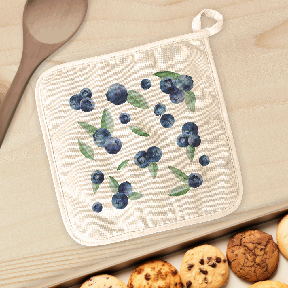 Blueberry Pattern - Cotton Pot Holder
