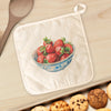 Bowl of Strawberries - Summer Cotton Pot Holder